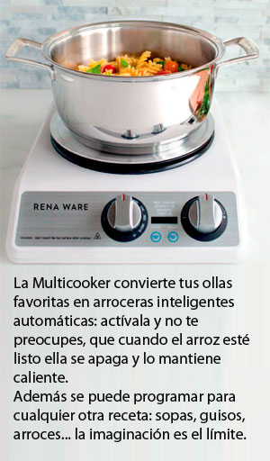 La Multicooker convierte tus ollas en ollas arroceras inteligentes