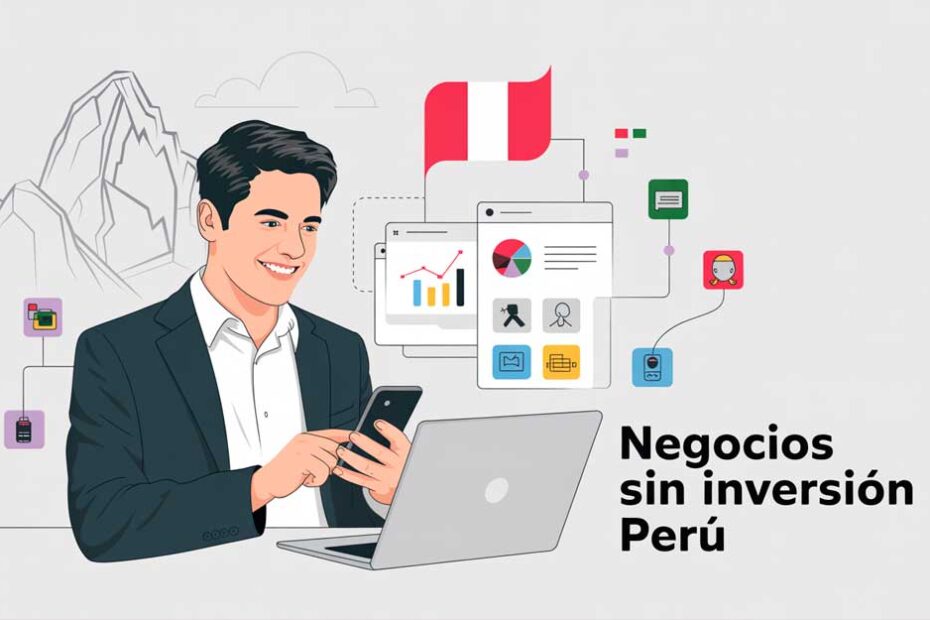 negocios sin inversion ilustracion