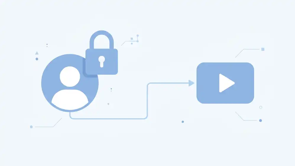 cuenta de Google protegida vinculada al canal de YouTube